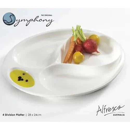 Symphony 4 Division Serving Platter - 28x24cm