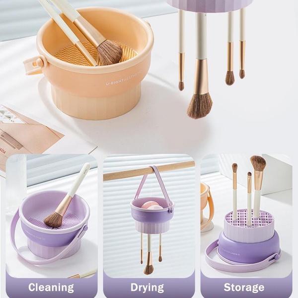 3 in 1 Silicone Makeup Brush Cleaner