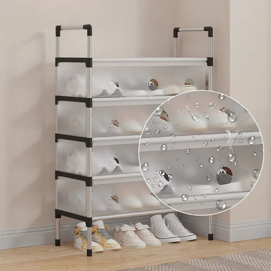 DUSTPROOF SHOE ORGANIZER RACK HEAVY DUTY STORAGE STAND FOR SHOES