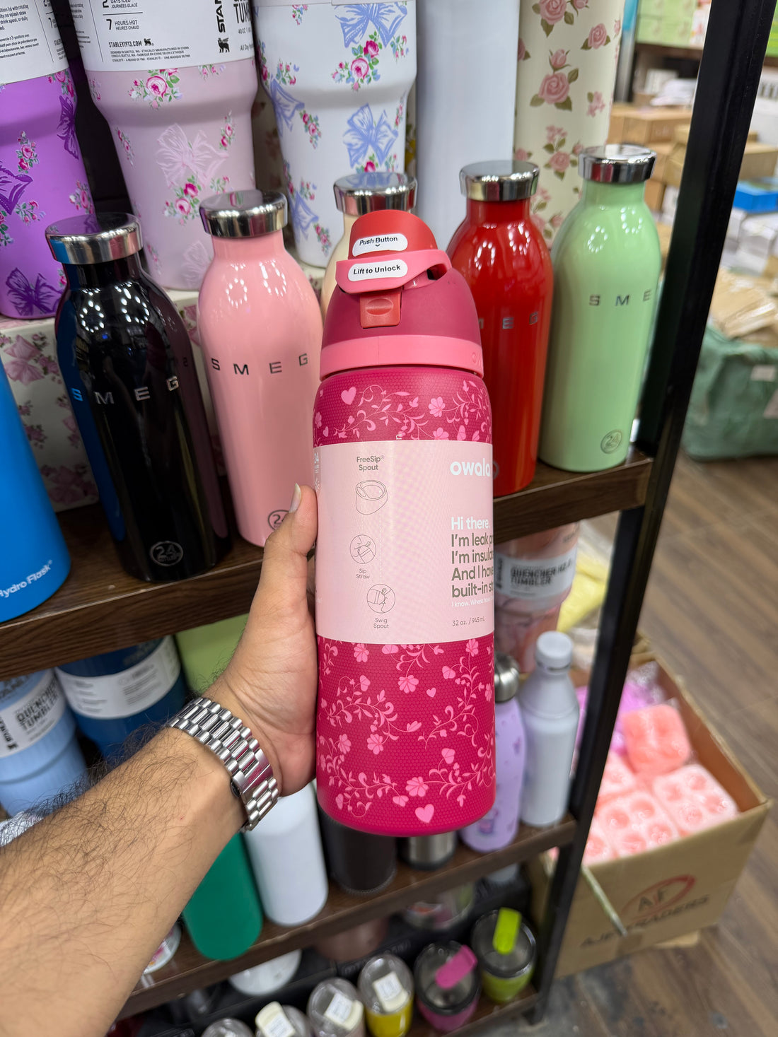 Owala FreeSip Limited Edition 32oz FreeSip Water Bottle - Love Letter
