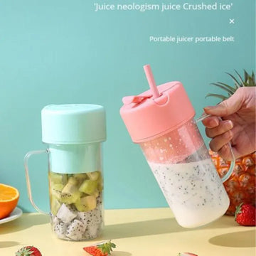 500ml Portable Juicer With Straw