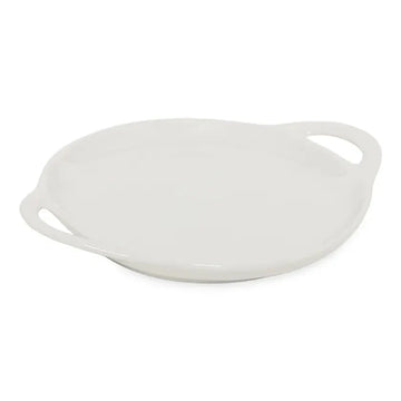 Symphony Porcelain Plate with Handle