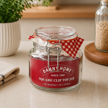 Danny Home Mason Clip Lid Jar 750ml