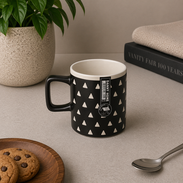 Danny Home Triangle Ceramic Coffee Mug 380ml