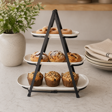 Danny Home 3 Tier Serving Stand & Platter