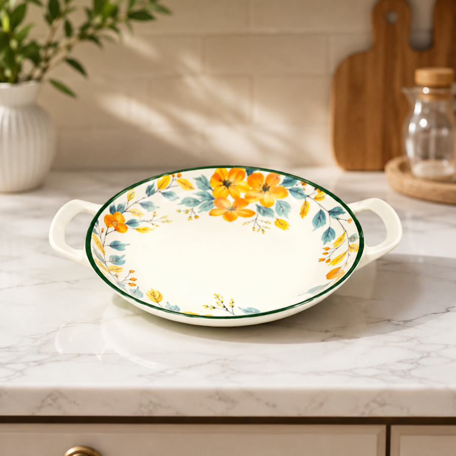 Brilliant Porcelain Round Dish | 9.75 Inch | Multiple Colors