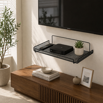 Wall Mounted Storage TV Shelf Holder