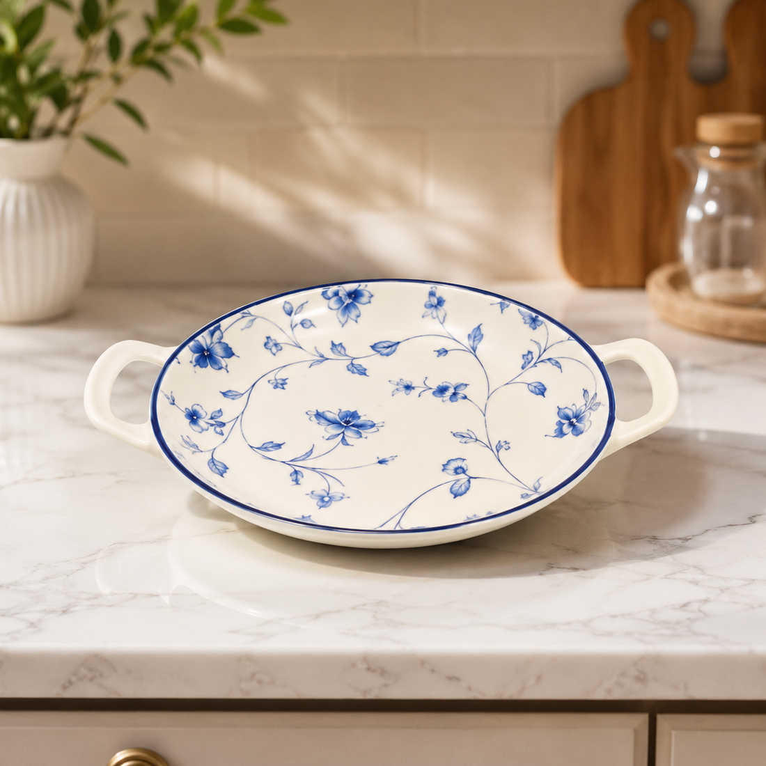 Brilliant Porcelain Round Dish | 9.75 Inch | Multiple Colors