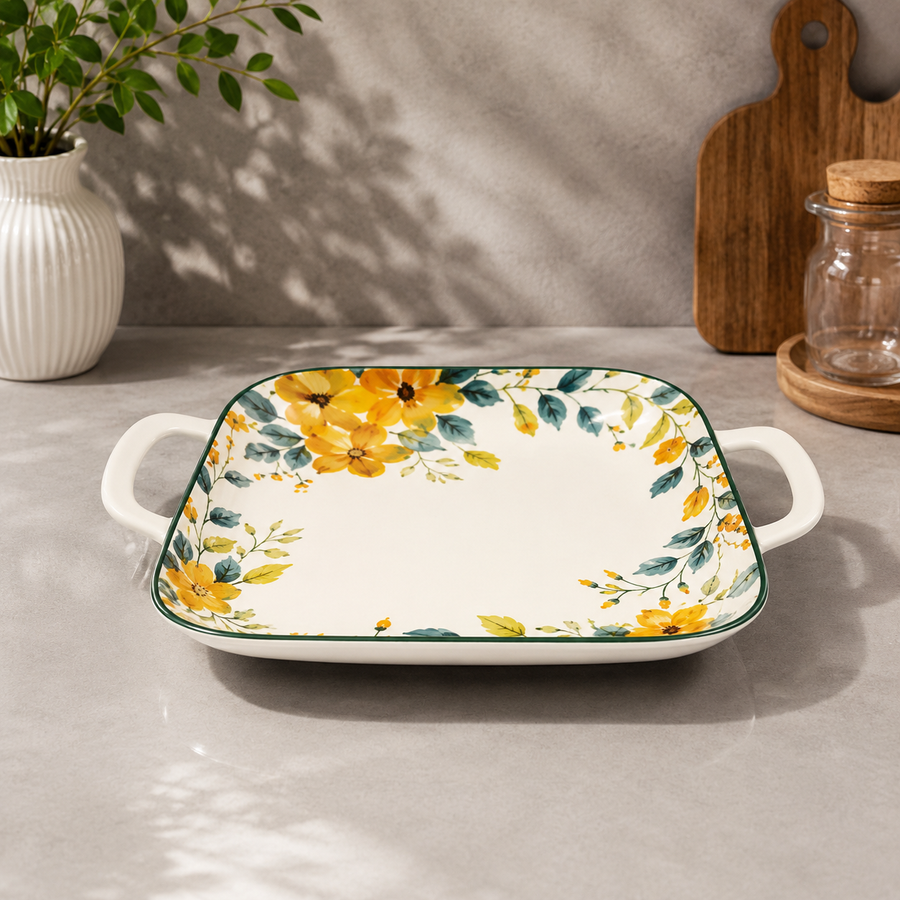 Brilliant Porcelain Square Dish | 9 Inch | Multiple Colors