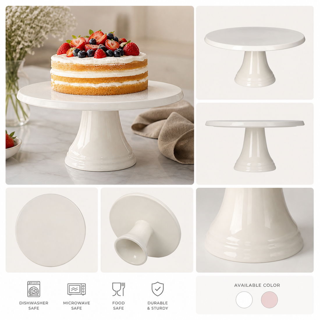 Danny Home Porcelain Cake Stand