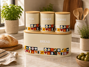 Branded Bread Box Set 4pcs (2 colors)