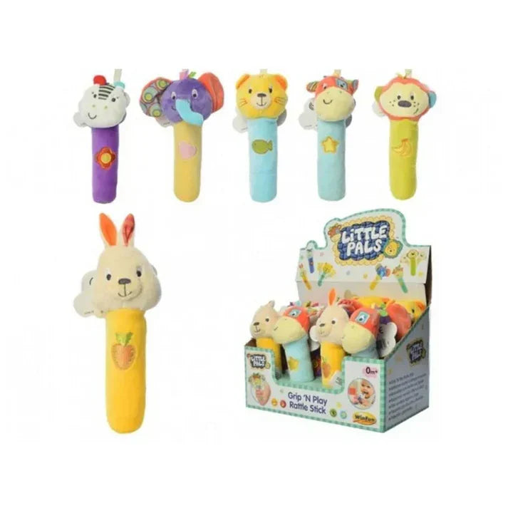 Winfun - Soft Grip`N Play Rattle Stick Pal For Kids