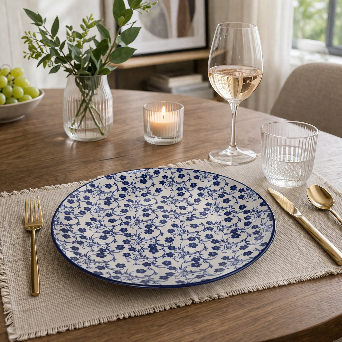 Danny Home Floral Design Dinner Plate 27cm