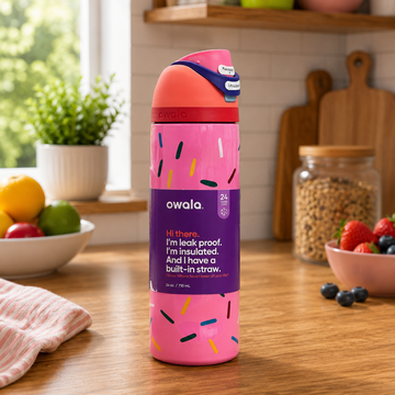 Owala FreeSip Limited Edition 24oz FreeSip Water Bottle - Birthday Bash