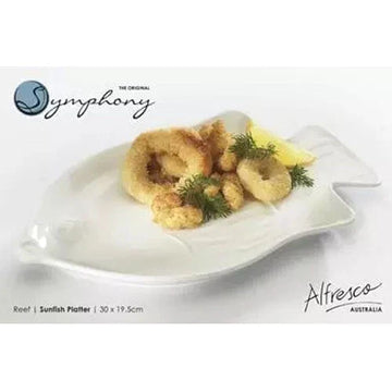 Symphony Reed Sun Fish Shape Plater