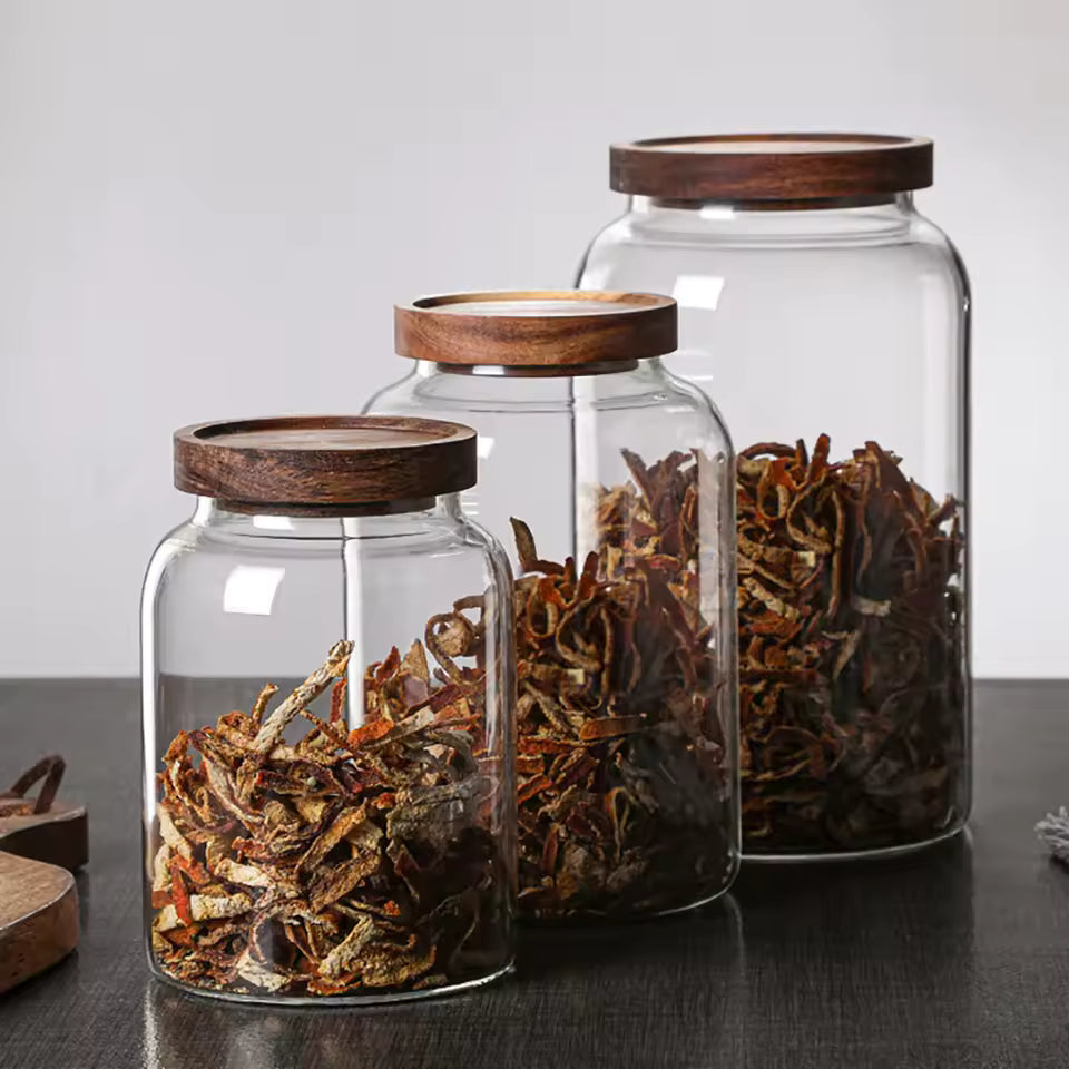 Glass Jar Burney Clear