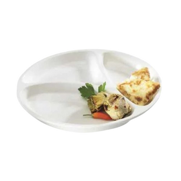 Symphony 3 Partition Serving Plate - Round