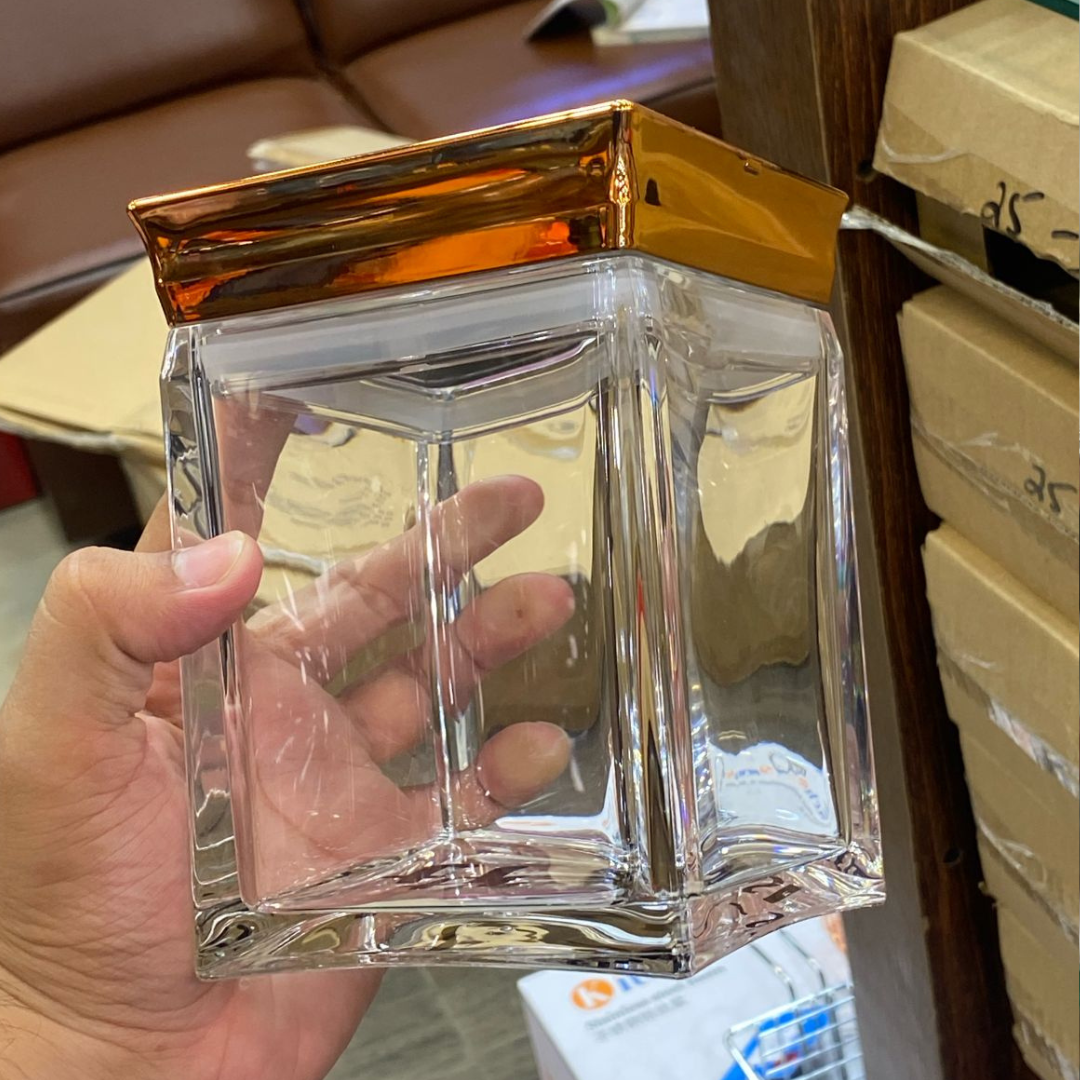 Acrylic Airtight Jar - Set of 3