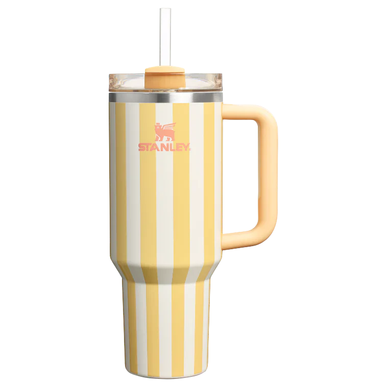 The Quencher H2.0 Flowstate™ Tumbler | 40 OZ - Butter Cabana Gloss