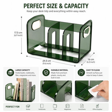 Premium Plastic Book Rack