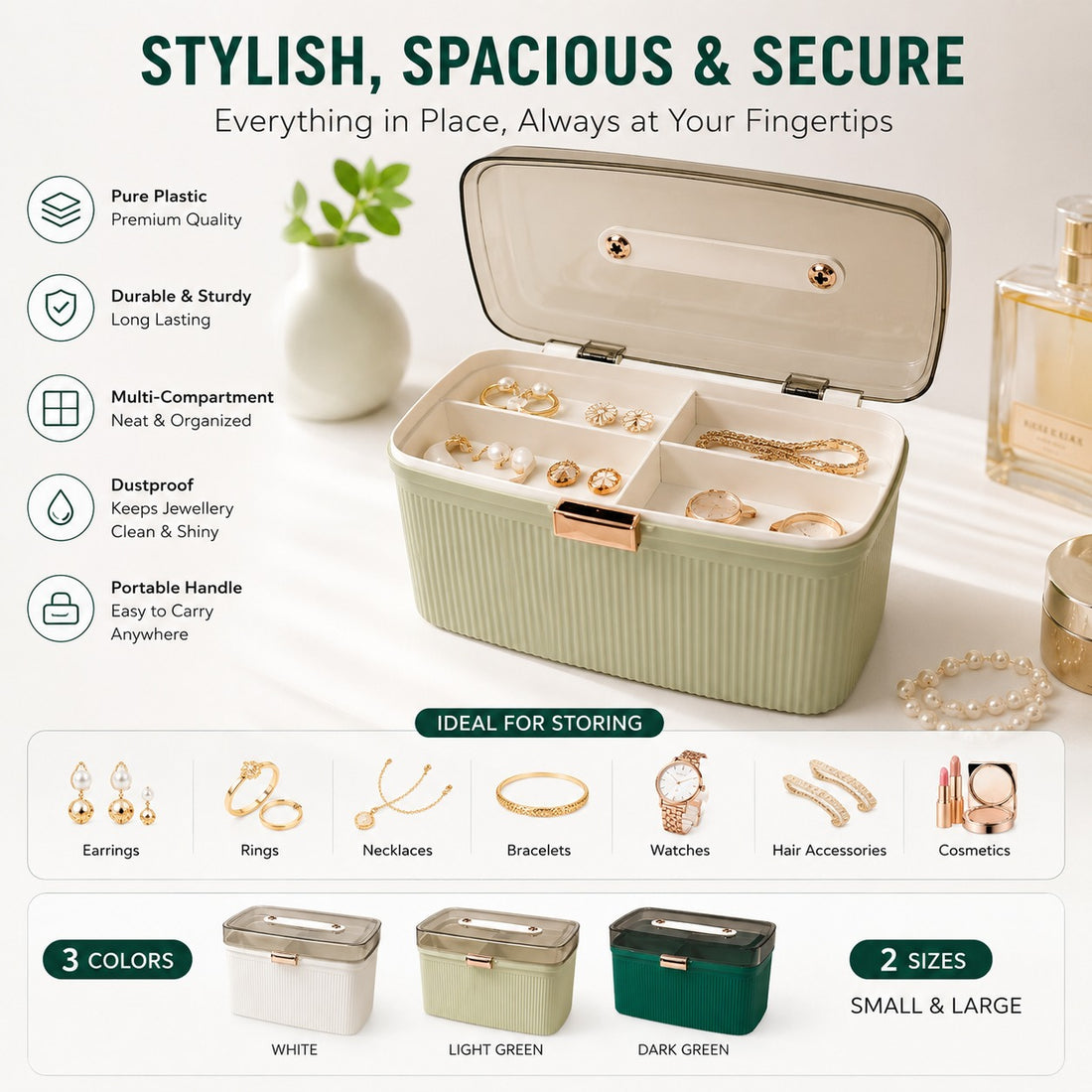Plastic Luxury Jewellery Box