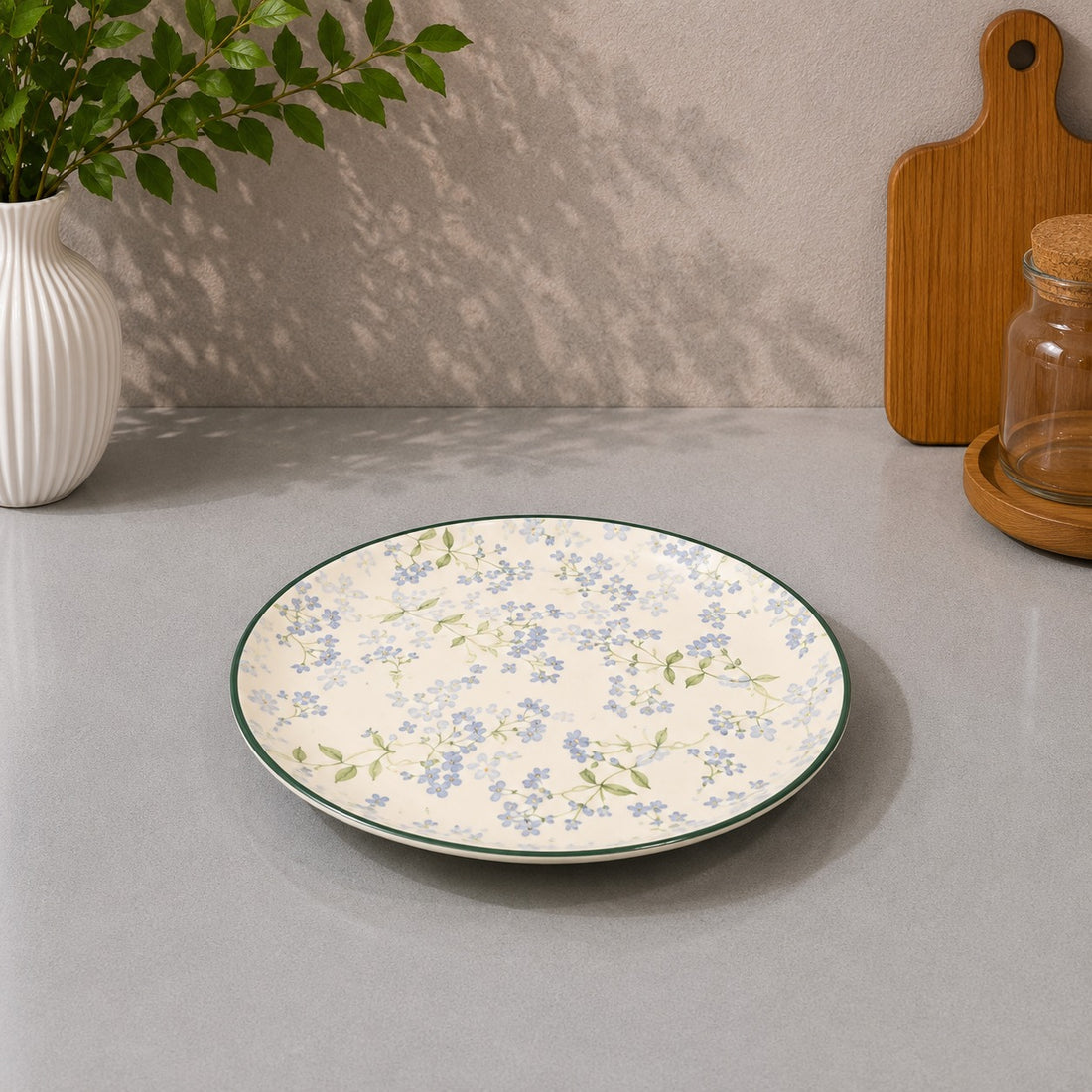 Brilliant Porcelain Round Dinner Plate | 8.5 Inch | Multiple Colors