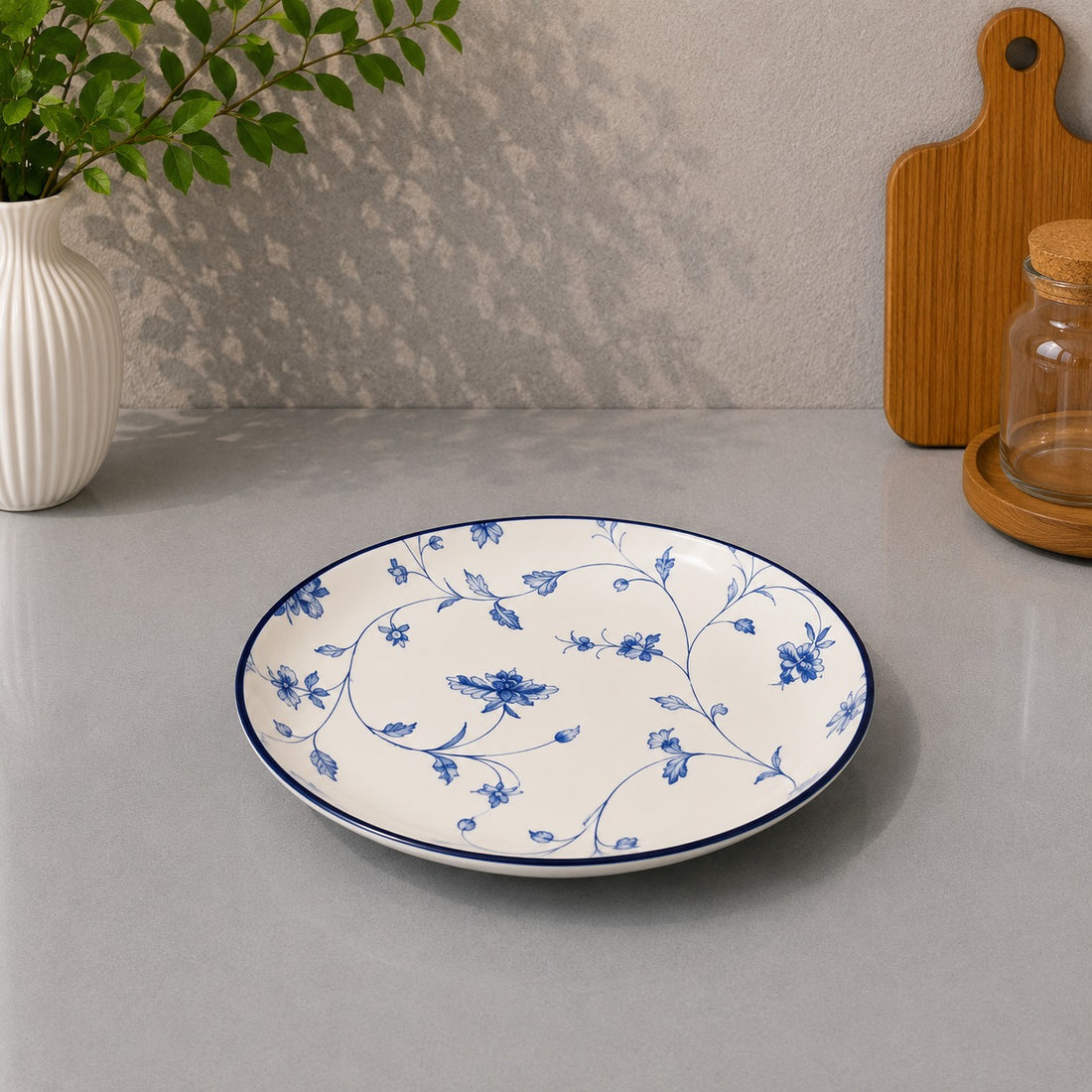 Brilliant Porcelain Round Deep Plate | 8 Inch | Multiple Colors
