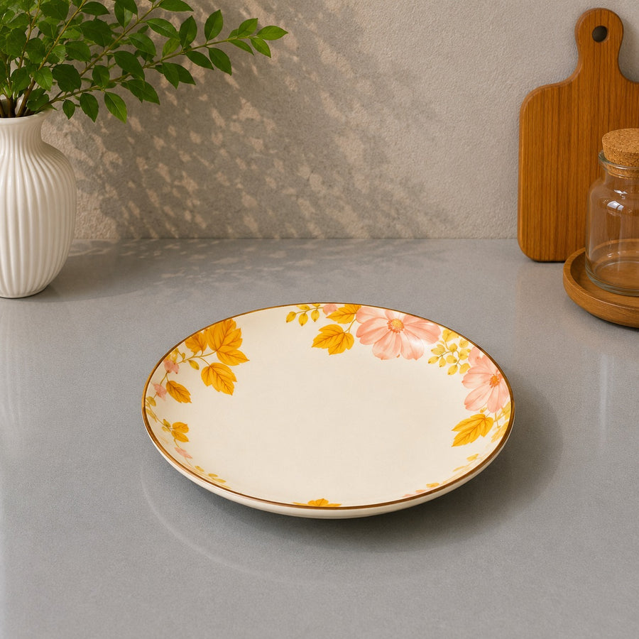 Brilliant Porcelain Round Deep Plate | 8 Inch | Multiple Colors