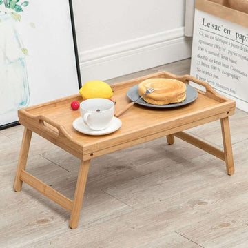 Bamboo Breakfast Bed Tray Table