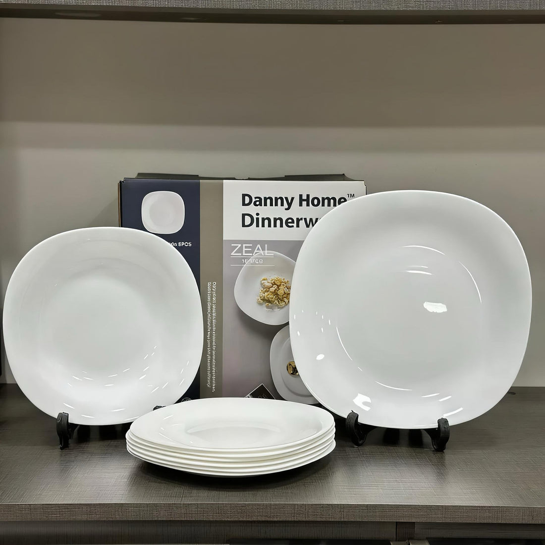 Danny Home Opal Glass Dinnerware Set 18pcs