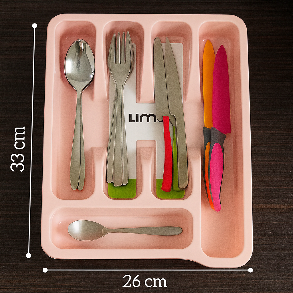 Multi-Compartment Cutlery Tray