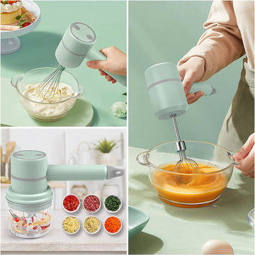 2 in 1 Rechargeable Garlic Machine