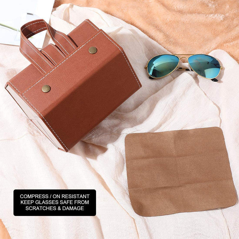 Leather Sun Glasses Organizer