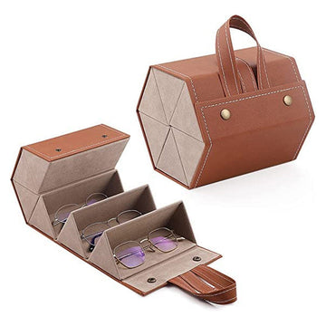 Leather Sun Glasses Organizer