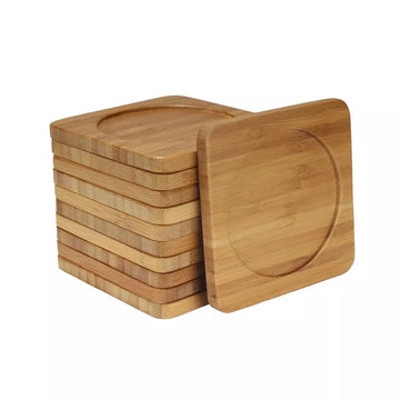 Bamboo Coasters (Set f 6) - Square